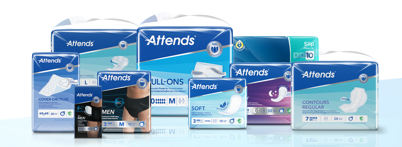 Inkontinensskydd fr&aring;n Attends